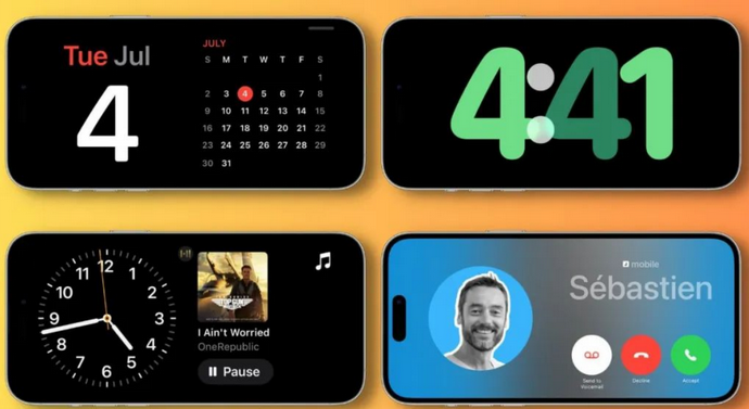 繁峙苹果手机维修分享iOS17横屏充电待机显示有什么好处 
